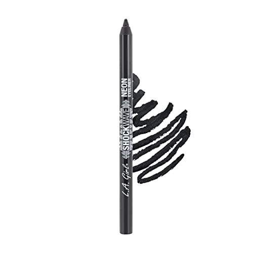Amazon.com : L.A. Girl Shockwave Neon Eyeliner, Blackout, 0.04 oz